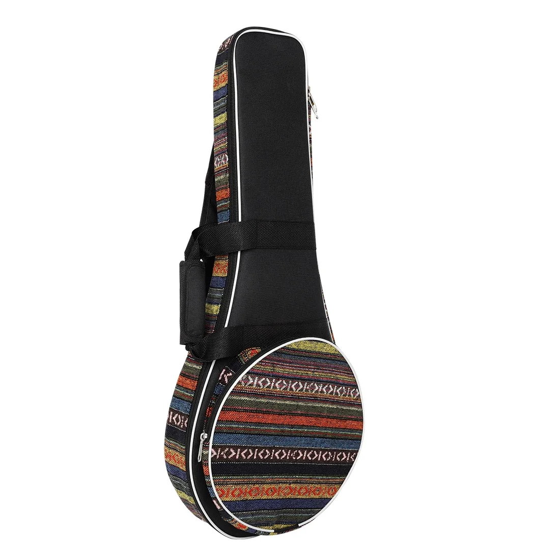 Mandolin Bag Case Mandolin Oxford Backpack With Adjustable Shoulder Strap Colorful Striped Handbag Stringed Instrument Gig Bag