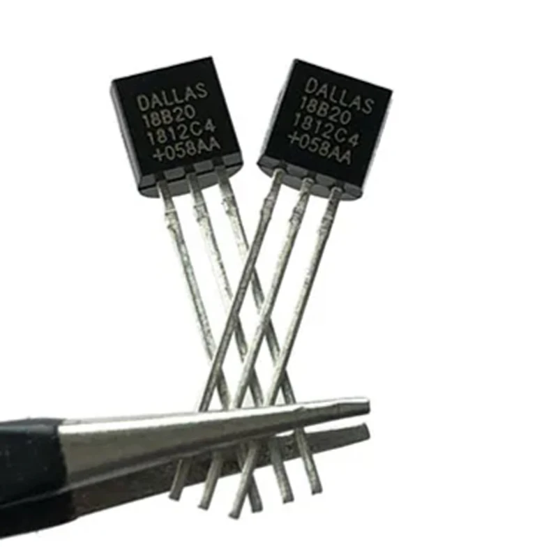 Sensor Elektronische Chip Ds18b20 Tot-92 18b20 Chips Temperatuursensor Ic 18b20 Diy Elektronisch