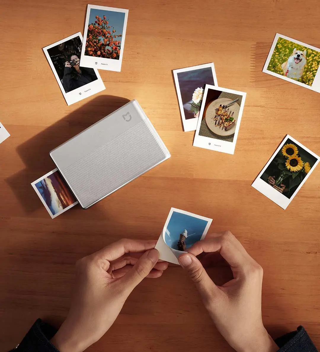 طابعة صور الجيب Xiaomi Mijia الجديدة 1S Smart Mini Pocket سماعة لاسلكية تعمل بالبلوتوث طباعة حرارية AR Video ZINK تعمل مع تطبيق Mi Home