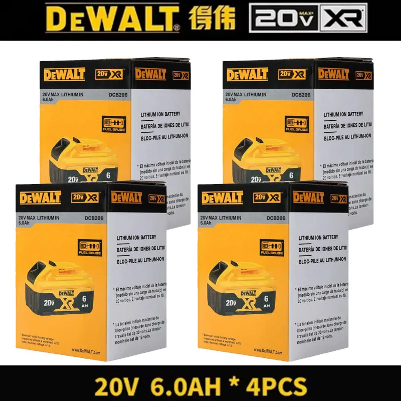 Q Original DeWalt 6Ah/5Ah/ 20V battery replaceable DCD887 DCD805 DCF860 Dcd796 DCG406 DCF880 DCF512 DCD805 power tools battery image 3