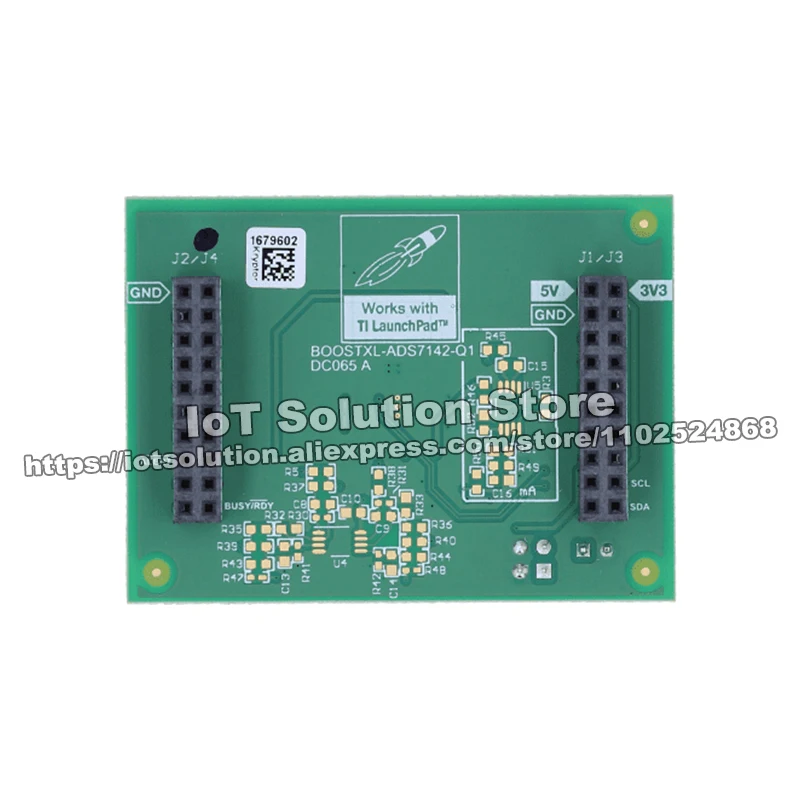 BOOSTXL-ADS7142-Q1 ADS7142-Q1 2-channel 12-bit 140-kSPS I2C-compatible ADC BoosterPack plug-in module