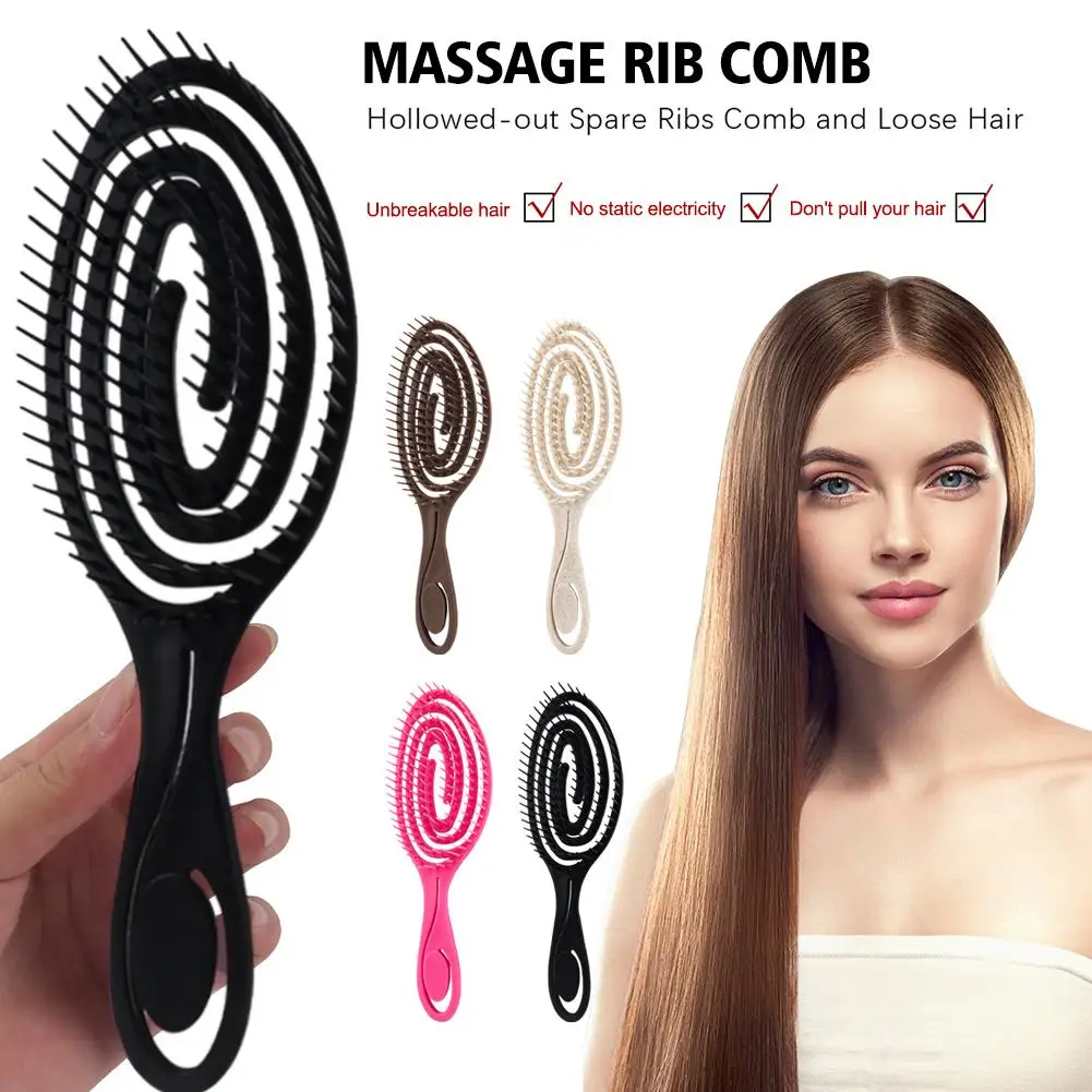 1pcs Styling Tools Accessories Mosquito Coil Comb Hairdressing Hair Multi-Functional Comb Com Hollow Massage Hair Head Smoo D4A3