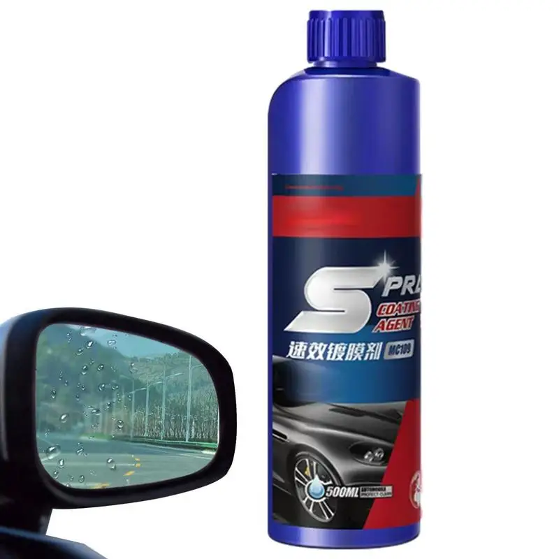 Car Coating Spray 500ml 3 In 1 Waterproof High Protection Shine Armors Ceramic Car Wash Car Shield Coating Cleaning Nano Polish