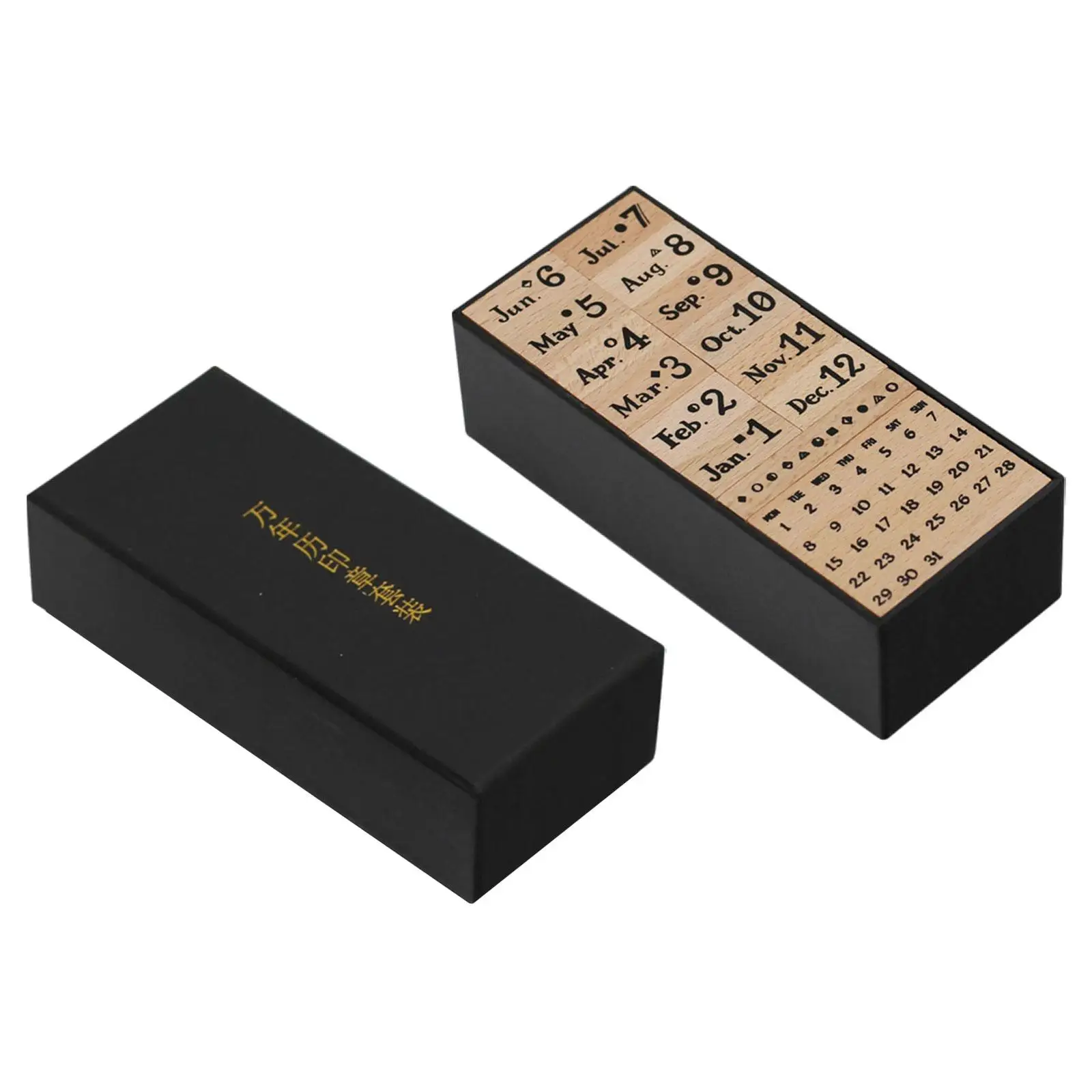 

Набор деревянных штампов для ежемесячного планирования, креативные декоративные штампы для скрапбукинга, ведения дневников, альбомов и изготовления открыток