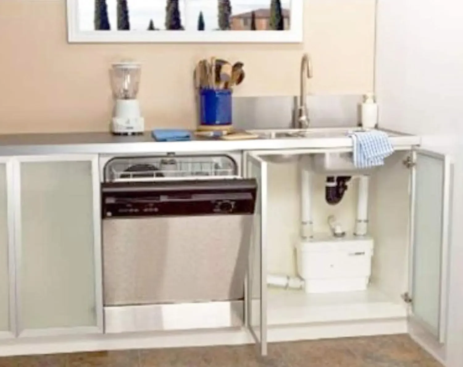

SANIVITE Gray Heavy Duty Water Basement Bathroom Pump | Perfect Quiet Solution | Macerating Toilet