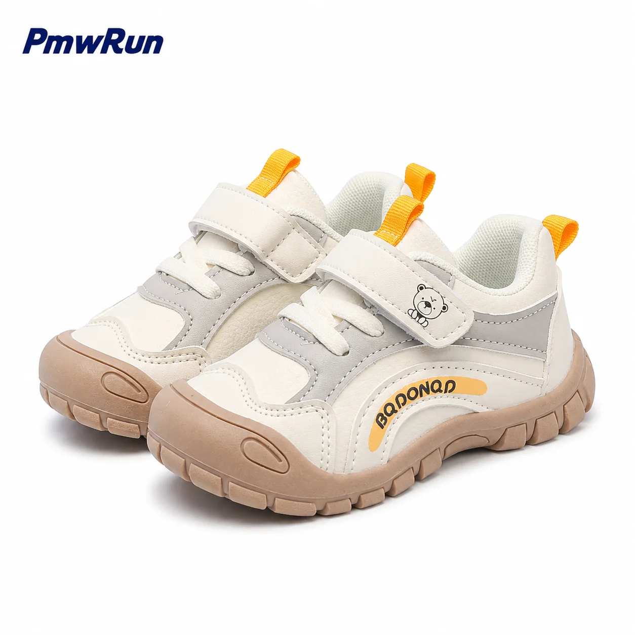 Trend Fashion Sport Shoes For Children PU Leather Waterproof Kid's Sneakers Anti-slippery Breathable Running Footwear Boys Girls