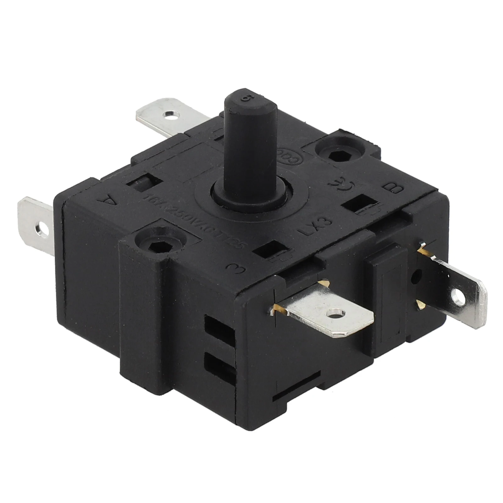 3-pin Switch Gear Adjustment Switch Contact Type 3NC 1NO Metal Material Timer Switch For Electric Stoves Home Heating