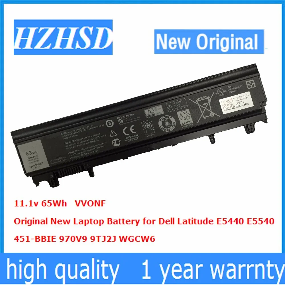 Imagem -01 - Vonf-bateria do Portátil Original para Dell Latitude Dell Latitude E5440 E5540 451-bbie 970v9 9tj2j Wgcw6 14 5000 Nvwgm F49wx 0k8hc 11.1v 65wh Novo vonf bateria do portatil original para dell latitude dell latitude e5440 e5540 451 bbie 970v9 9tj2j wgcw6 14 5000 nvwgm f49wx 0k8hc 111v 65wh novo 01