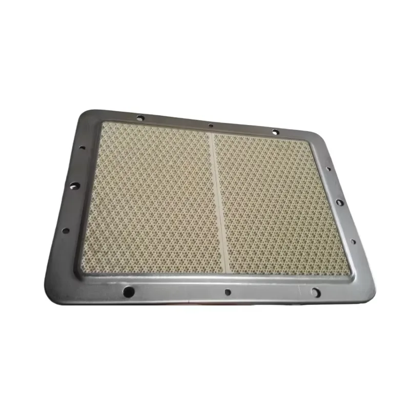 Industrial Grade Stainless Steel Infrared Gas Burner Anti‑Rust Ceramic Structure For Shawarma Natural Gas LPG Use