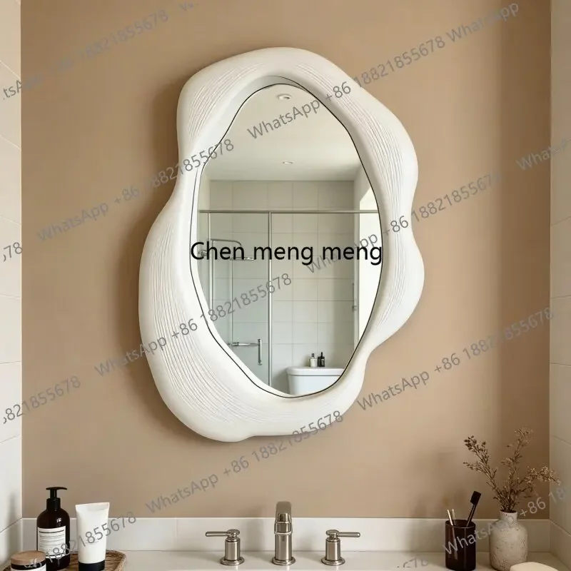 R134 Cloud makeup mirror bedroom dresser girl desktop cream wind makeup mirror home decoration mirror