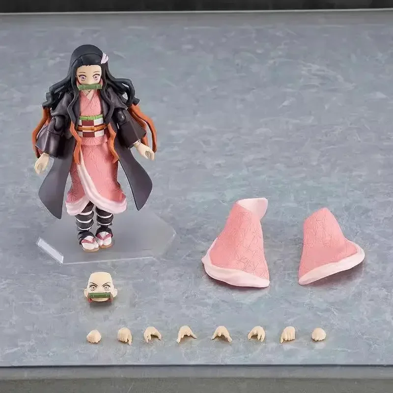 13 centimetri Demone Slayer Figure Figma Kamado Nezuko 508 Tanjiro 498 Action Anime Figure PVC Statua Da Collezione Modello Giocattoli Di Natale