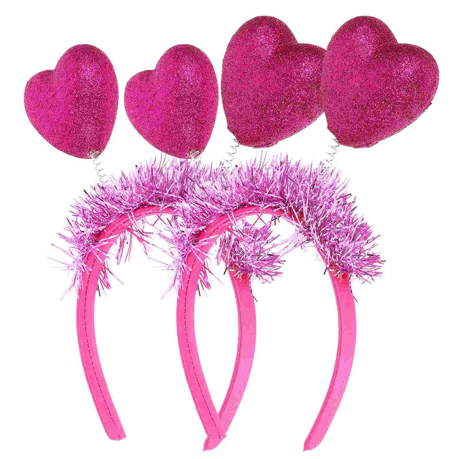 

2 Pcs Headbands for Women Love Props Party Supplies Couple Cupid Hair Hoop Lovers