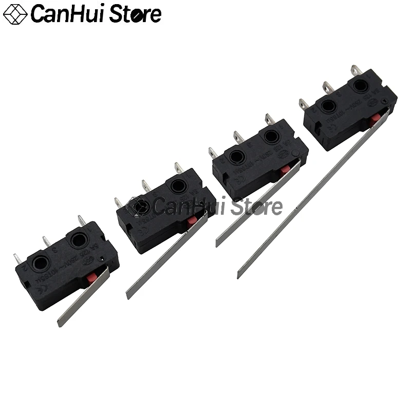 10szt 5A 125V250V KW12 Wyłącznik krańcowy podróży KW11-3Z-2 Z uchwytem 16mm Przycisk kontaktowy Mikroprzełącznik KW12-N 2Pin/3Pin KW12-A NO/NC — zdjęcie 3