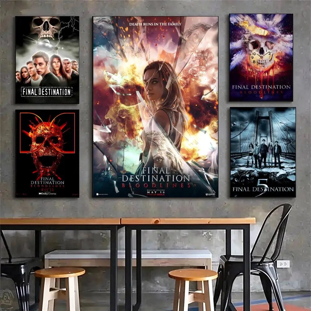 movie Final Destination Poster Poster HD Printing Vintage Luxe Home Decor Wall Art for the Living Rooms Entryways Gift