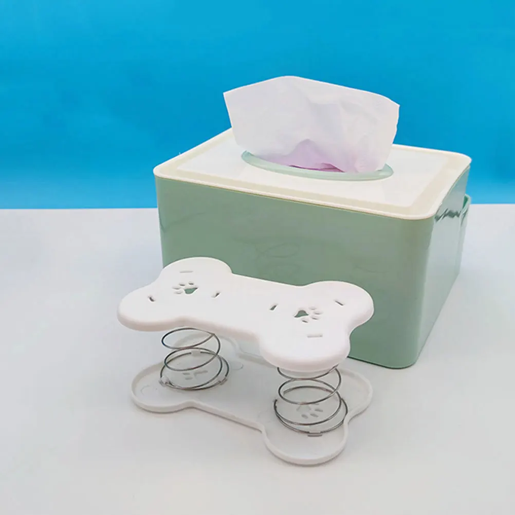 

3 PCS Spring-support Tissue Box Office Dispenser Companion Cover Paper Towel Bracket Car Inner Lifting Holder
