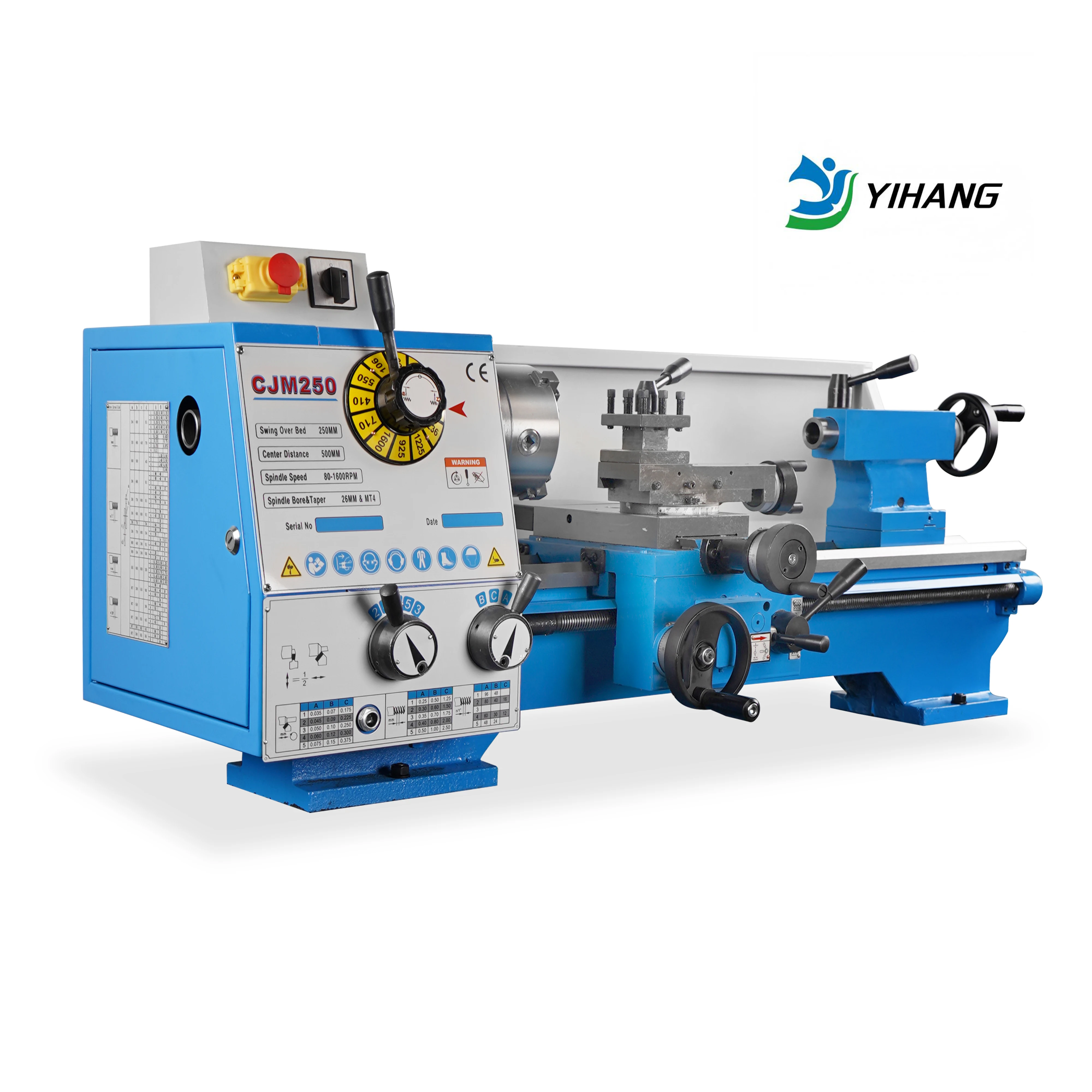 CJM250 مخرطة مقاعد البدلاء سيارة عامة مخرطة صغيرة أداة آلة منزلية صناعية