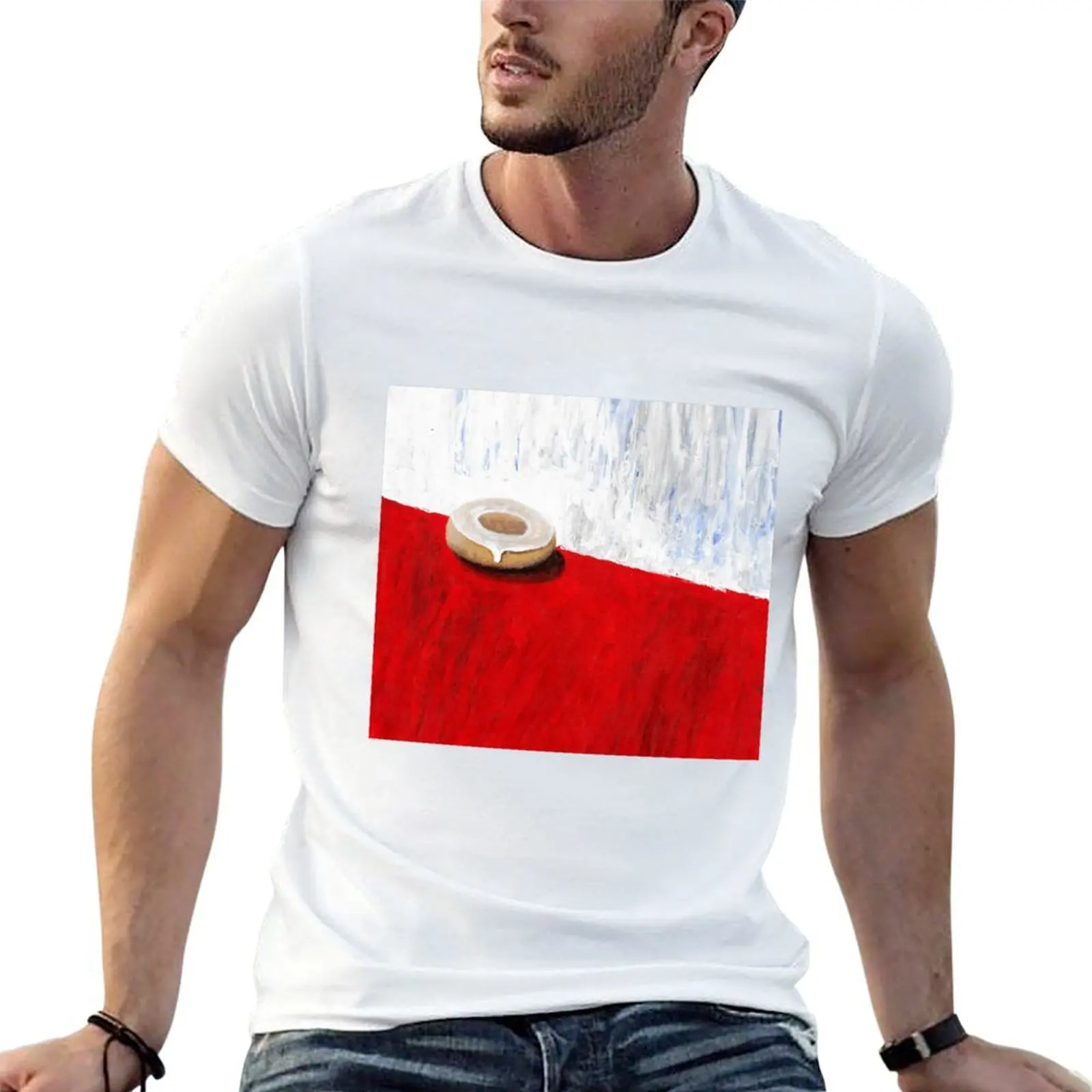 

anime Glazed men tshirt man T-Shirt casual donut shirts t for