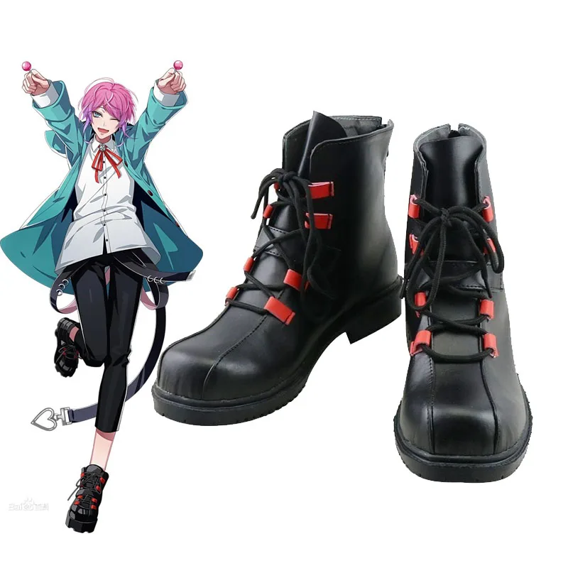 

Гипноз Микрофон Amemura Ramuda Обувь для косплея Division Rap Battle Fling Posse MC easy R Сапоги из искусственной кожи