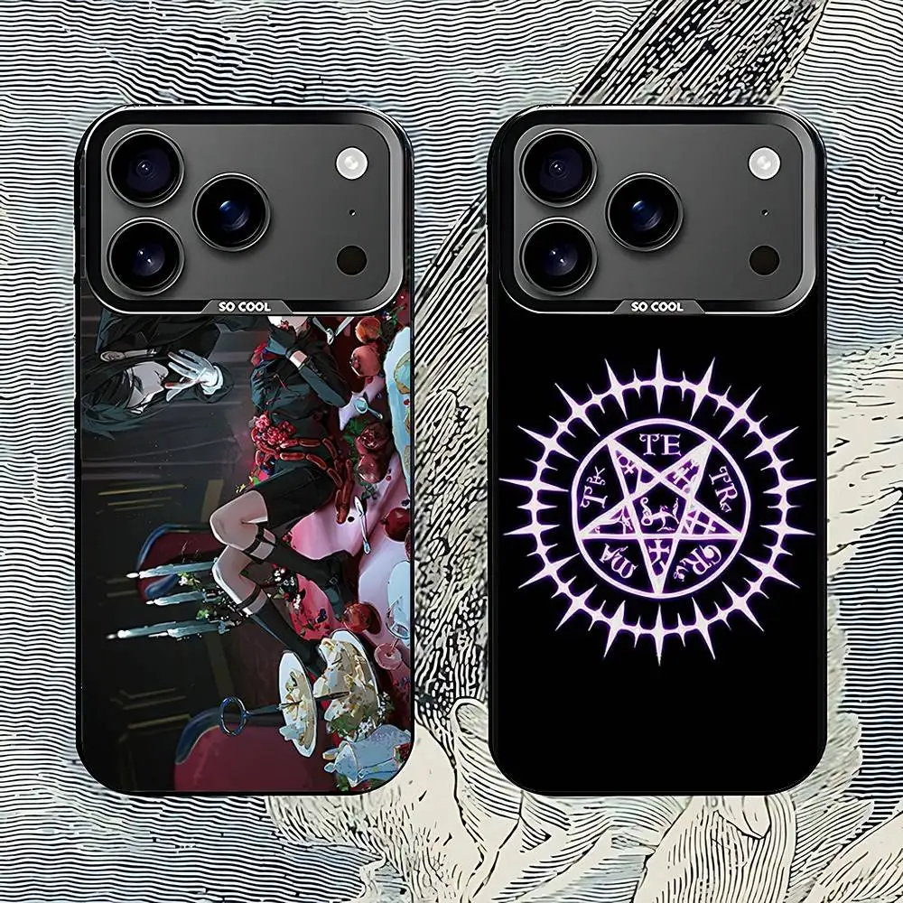 

Black Butler ANIME Black Phone Case Compatible with iPhone 17 16 15 14 13 12 11, Pro, Max, Plus, E, Air, Mini