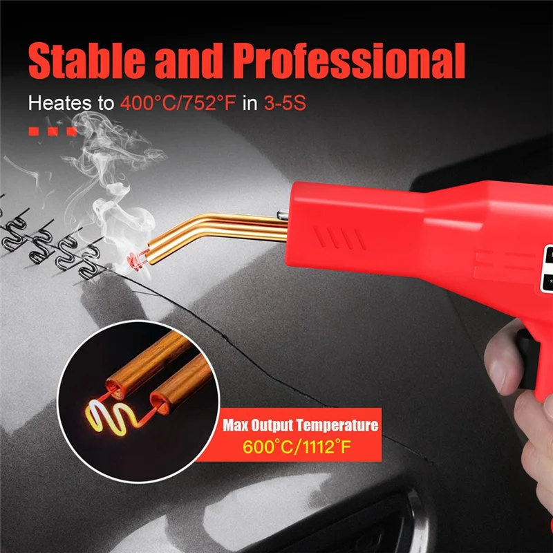 

AAAC-Car Bumper Repair Machine Plastic Bumper Repair Welding Welding Nails And Welding Rods Plastic Welding Machine EU Plug