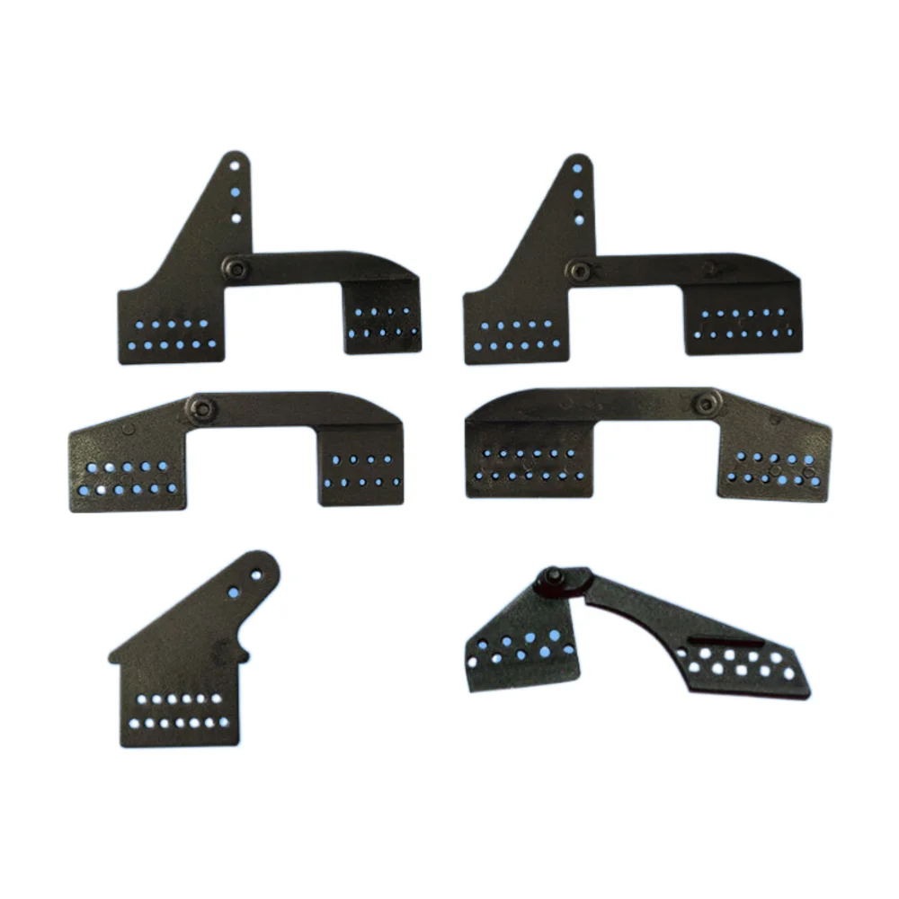 10PCS Nylon Heavy Duty Servo Arms - No Screws Quick Swap for RC Foam Aircraft, Zero Slop Precision Control 3D Aerobatic Upgrade