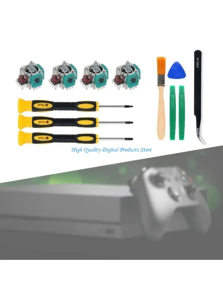 

U2JE Replacement Joystick Thumbsticks Repair Set for Controller Analog