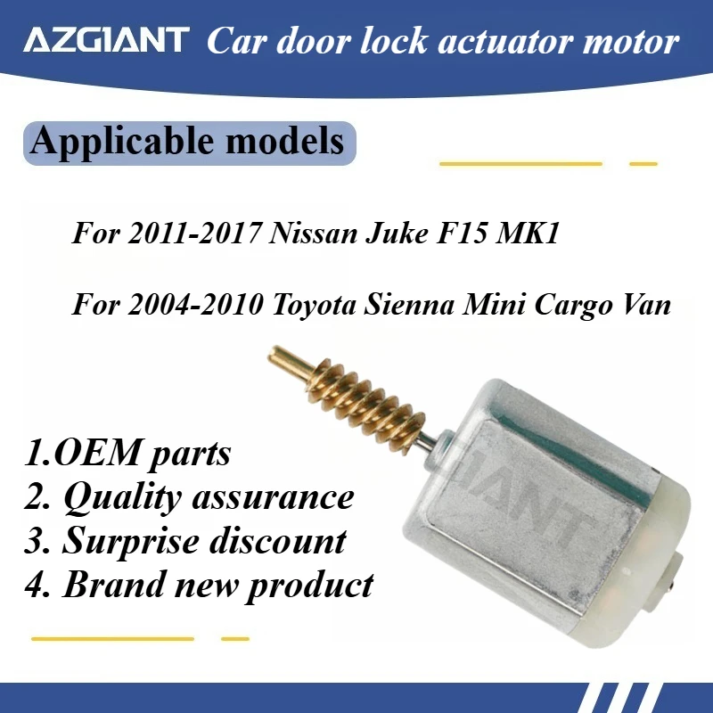 

For Nissan Juke 2011-2017 Toyota Sienna FC-280SC-18180 Car Door Lock Actuator Core Motor Power 12V Repair High Quality Engine