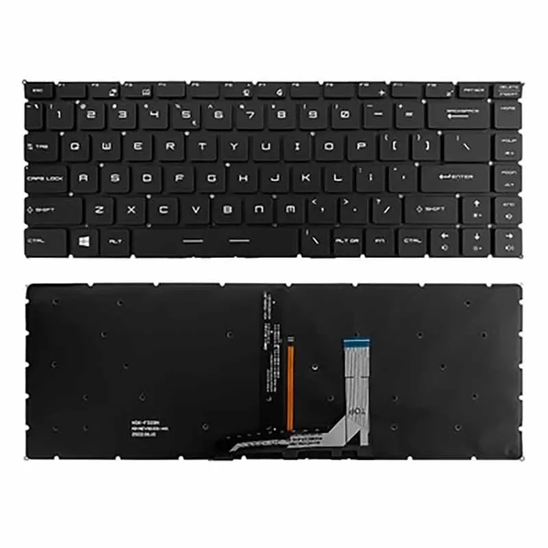 New replacement Keyboard with backlit for MSI GF65 GF63 PS63 PS42 8RD/E MS-16R1/R2/R3/Q4/W1