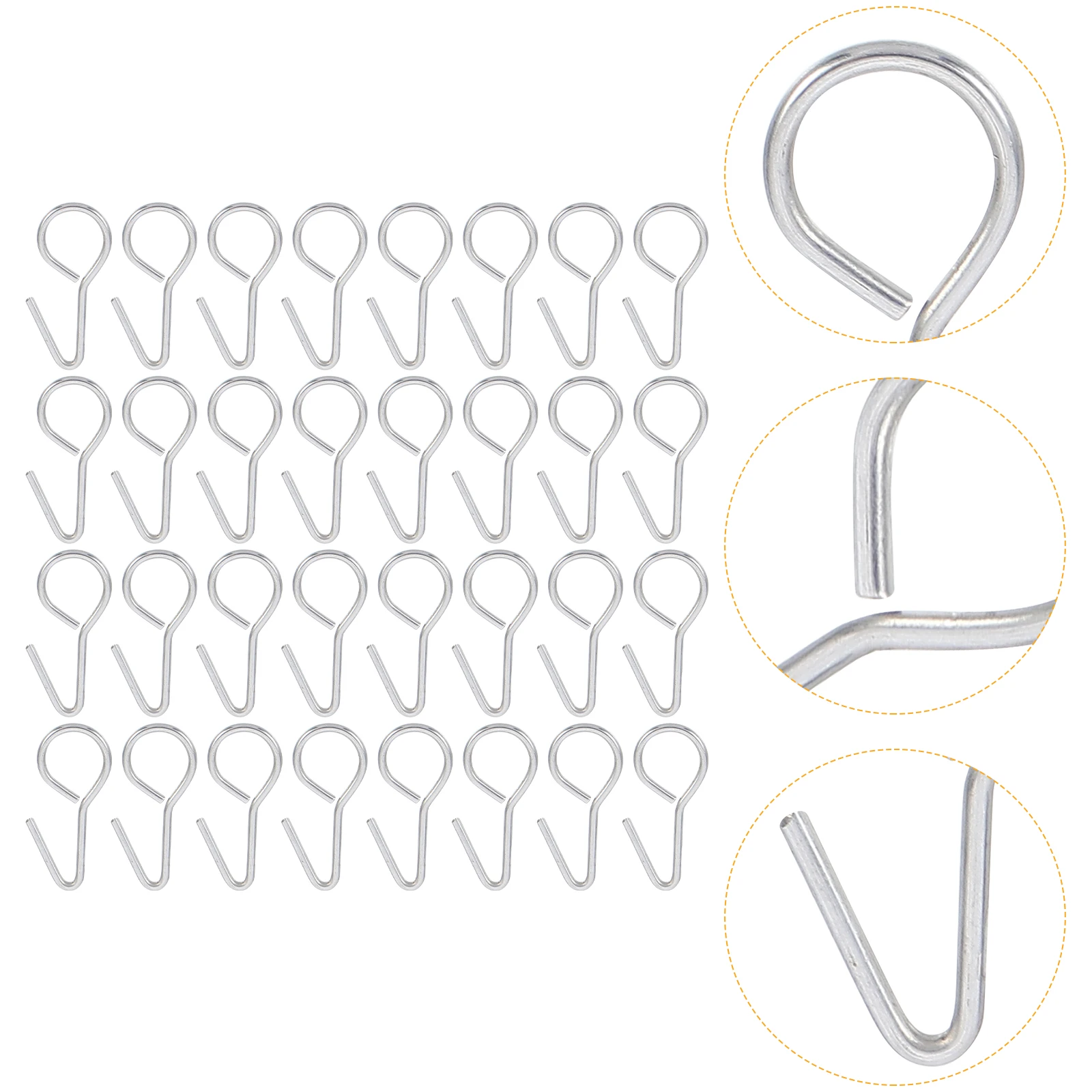

100pcs Car Seat Cushion Hooks Sturdy Steel Fixing Hangers for Automobile Accessories Durable Practical Long Lasting
