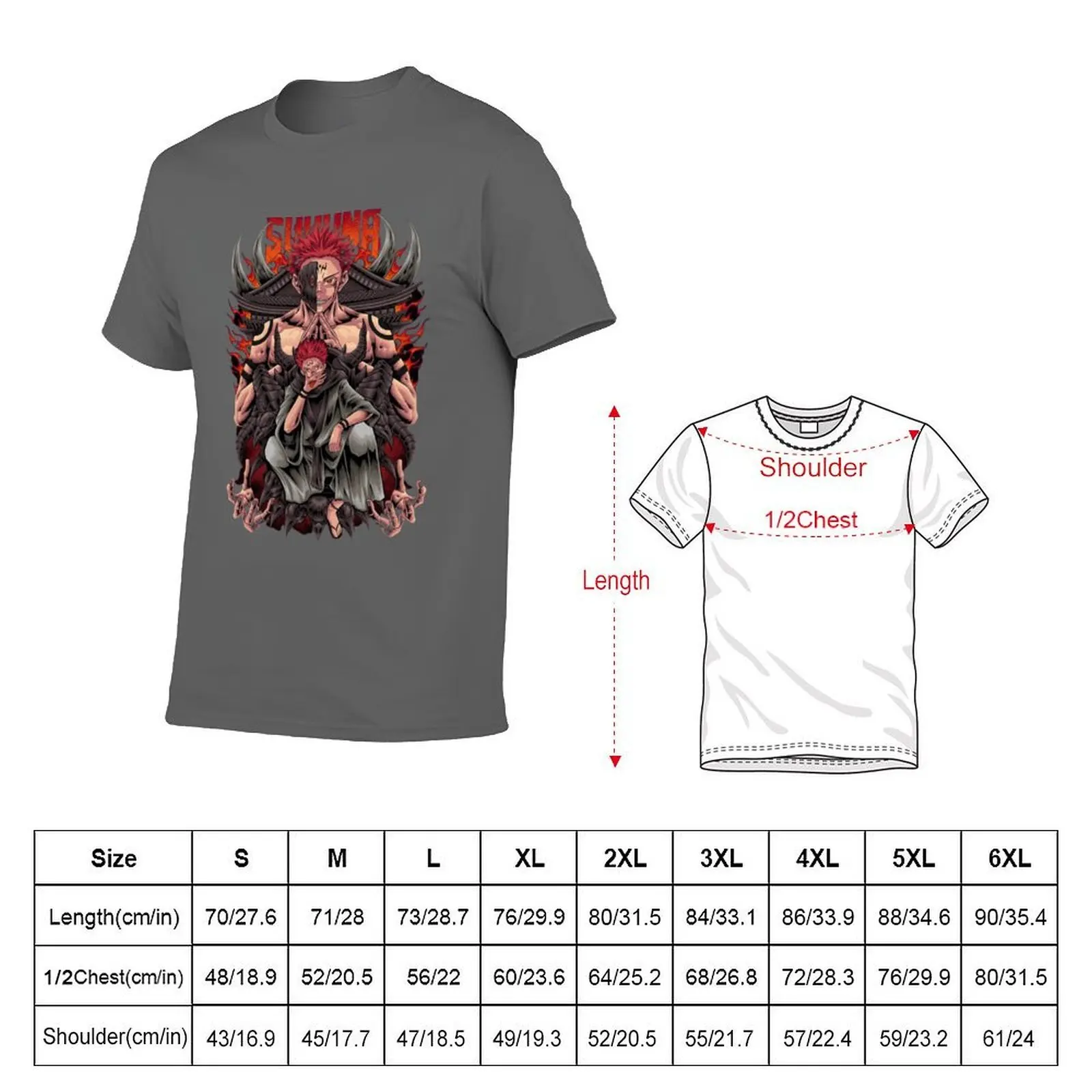 sakuna ryomen art T-Shirt t shirts cotton 100% man t shirts for men casual T-Shirt