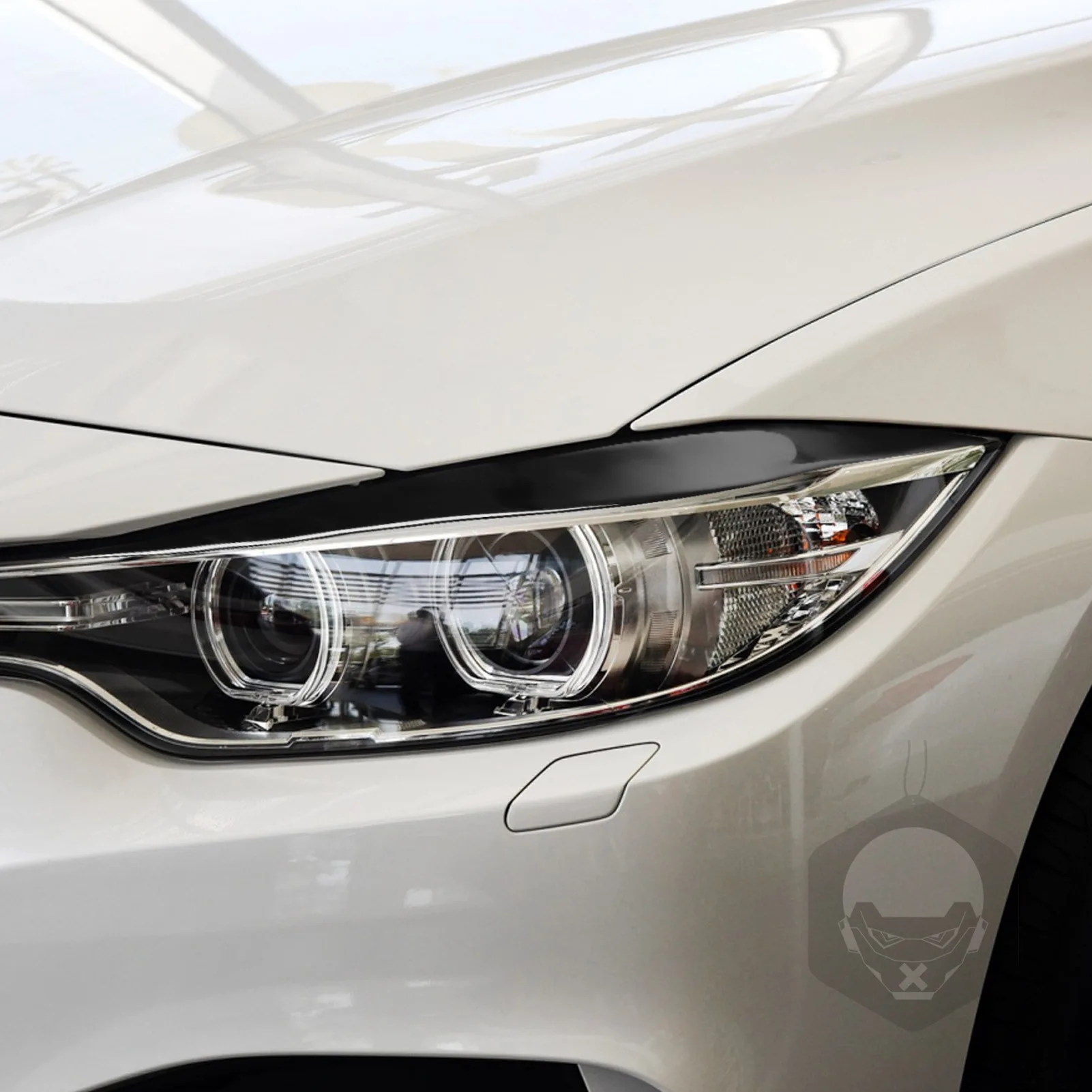 Suitable for BMW M3 M4 F80 F82 F83 F32/F33/F36 4 series eyebrow piano black car modification