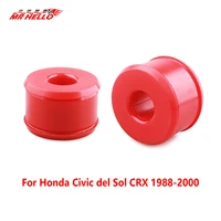 Para Honda Civic del Sol CRX 1988-2000 para Integra 1994-2001 Buje de poliuretano Kit de buje de brazo de arrastre trasero derecho 16.7106R