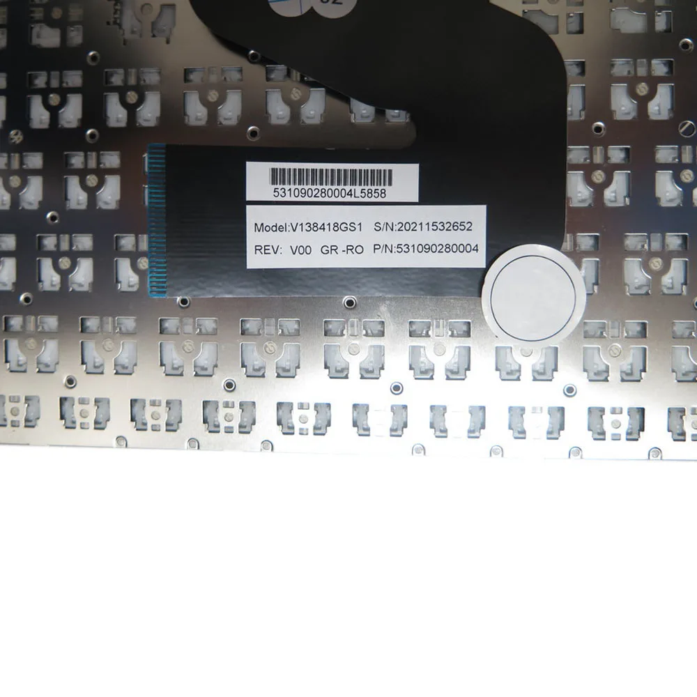 S410 For Getac Laptop With / NO Backlit Keyboard V138418DS1 V00 GR-RO 531087680943 OEM German GR Black With/Without Frame New