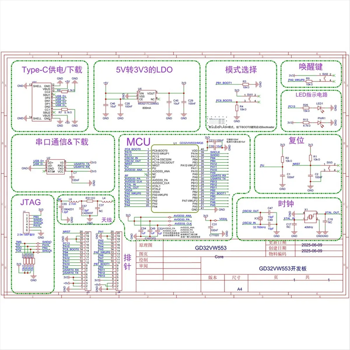 GD32VW553 32VW553 GD32VW553HMQ6 Development Board WiFi6/BLE5.2 Wireless Connection 32VW553HMQ7 Evaluation Board