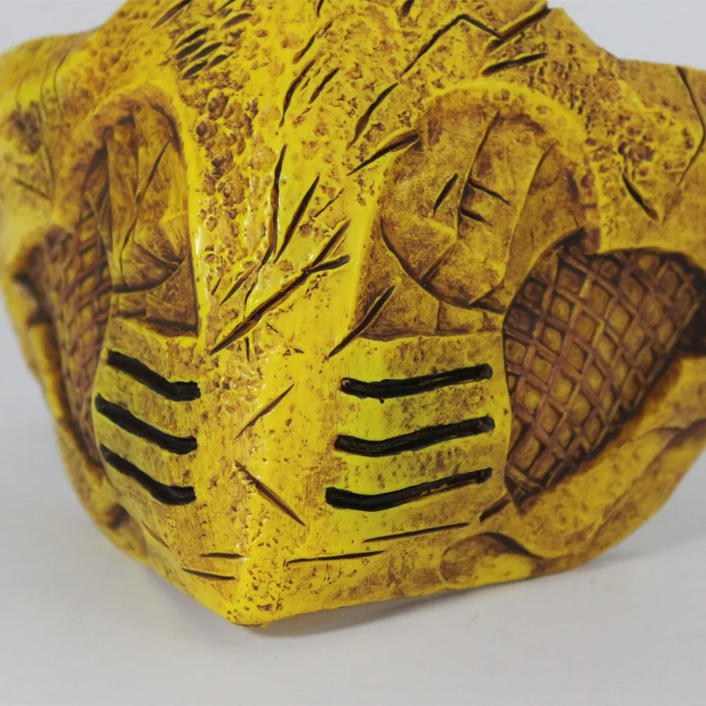 모탈 컴뱃 X 마스크 코스프레 스콜피온 할로윈 파티 마스크 카니발 의상 공연 소품 액세서리