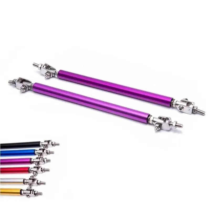 Adjustable Heavy Duty Bumper Lip Splitter Support Bars 2pcs Universal Front Rear Car Bumper Holder for Exterior Tuning