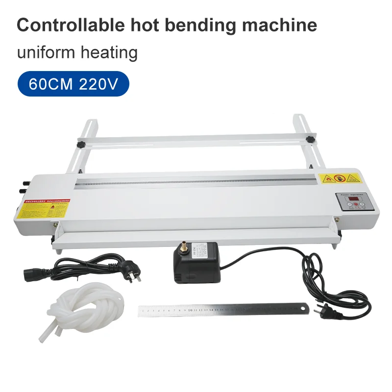 60 cm acrylic hot bending machine, 220-volt PVC advertising light box bending device, long/Angle positioning bracket
