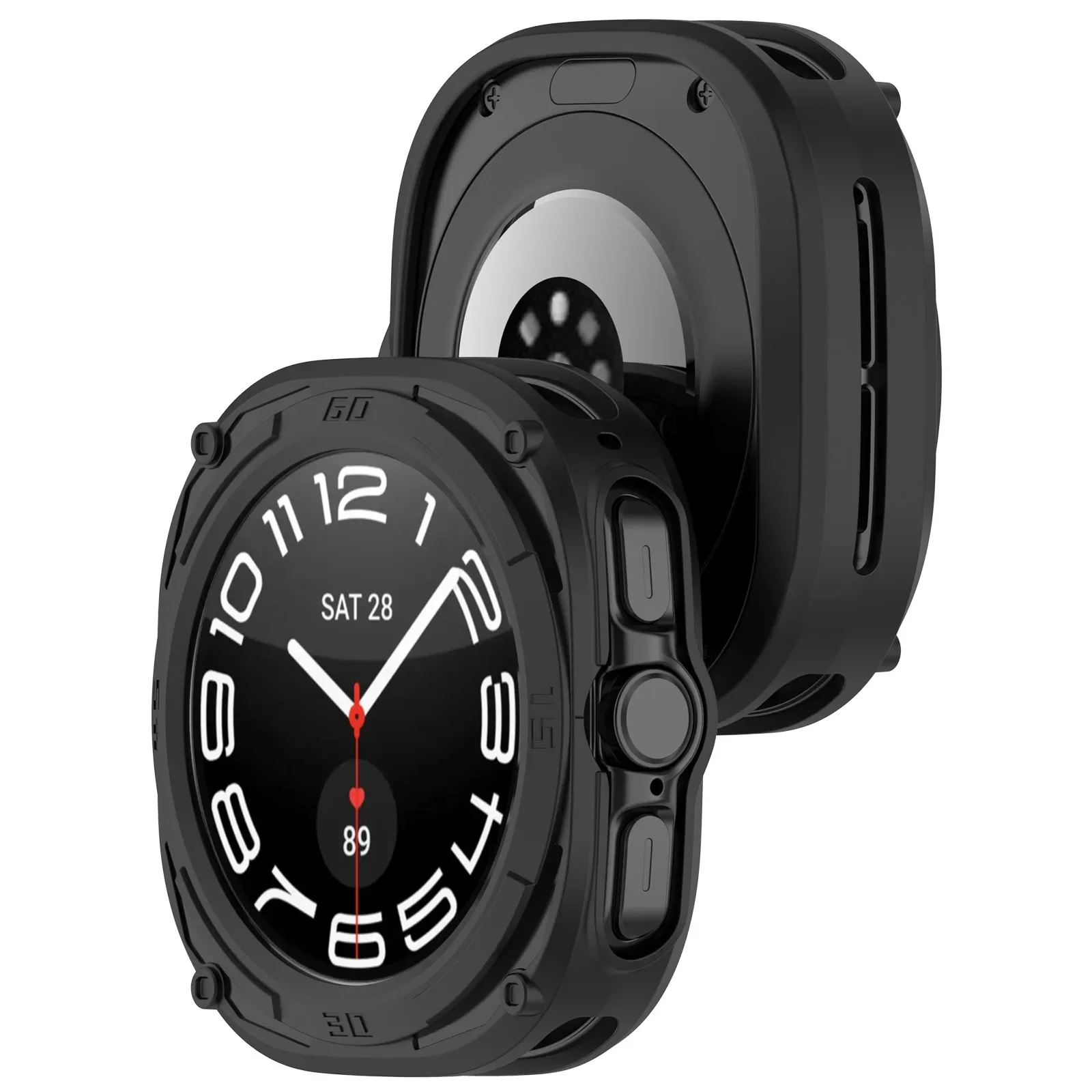 Silicone Protective Case for Samsung Galaxy Watch 7 Ultra Smart Watch Soft Protector Cover Shell for Watch Ultra47mm Accessories image 3