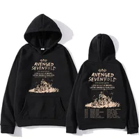 Avenged Sevenfold sudaderas con capucha Avenged Sevenfold Latin America Tour 2025 sudaderas Hip Hop novedad ropa mujeres/hombres Jersey suelto