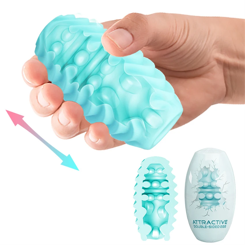 Silicone Pocket Pussy Sex Toy for Men Masturbation Cup Blowjob Male Masturbator Sex Egg Usable Solo Play Toys For Adults 18