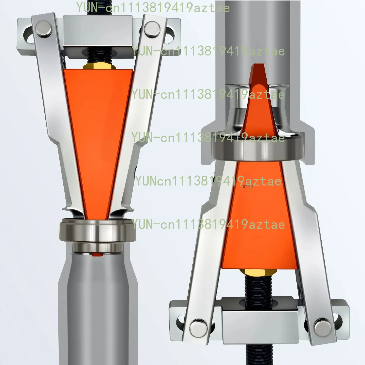 Motorcycle Head Steering Removal Tool Steering Stem Puller For Tapered Roller Bearing Labor Saving Precise Fit Durable
