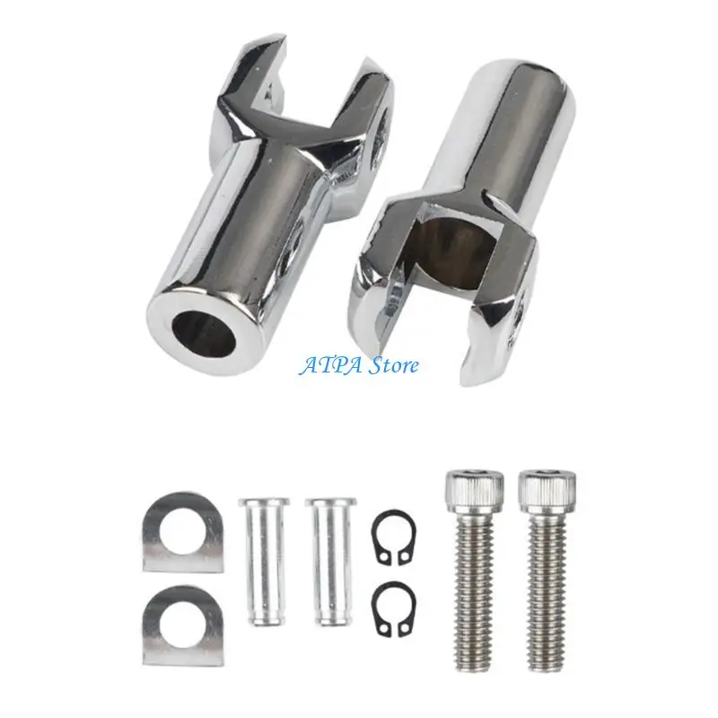 

U13C Adjustable Foot Peg Support Brackets For Motorcycles Antislip Texture Ensures Secure And Comfortable Ride Stylish Look