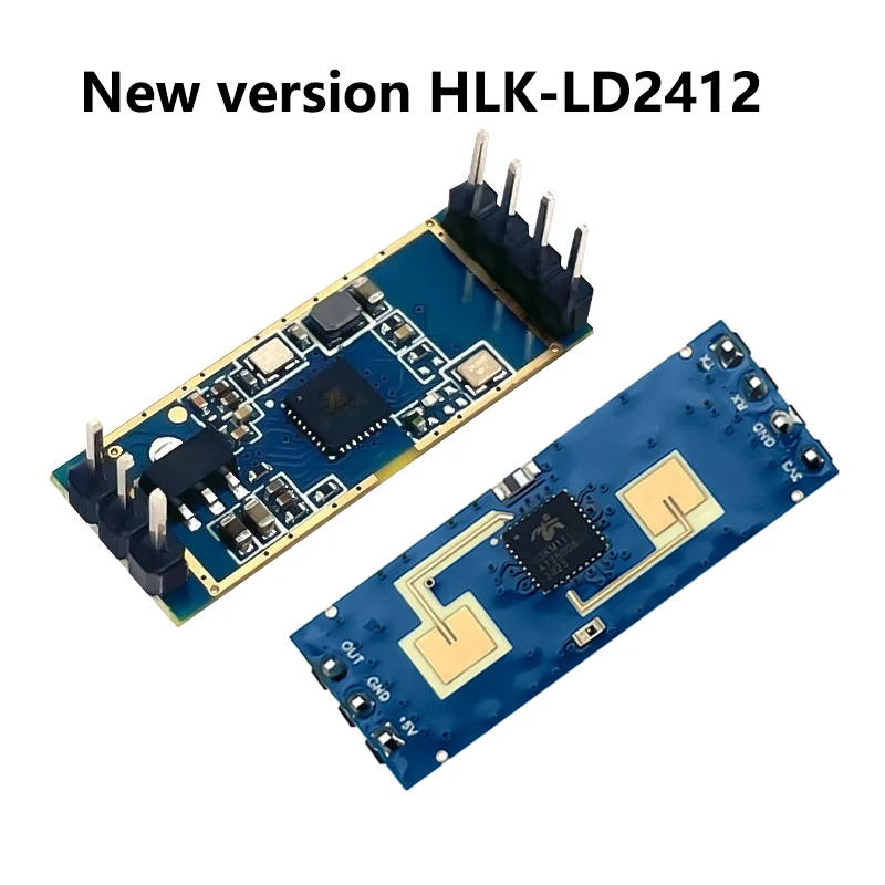 HLK-LD2412 HLK-LD2410B 24G 9m Human Presence and Motion Sensor Long Distance and Larger Angle Radar FMCW Ranging Module LD2412