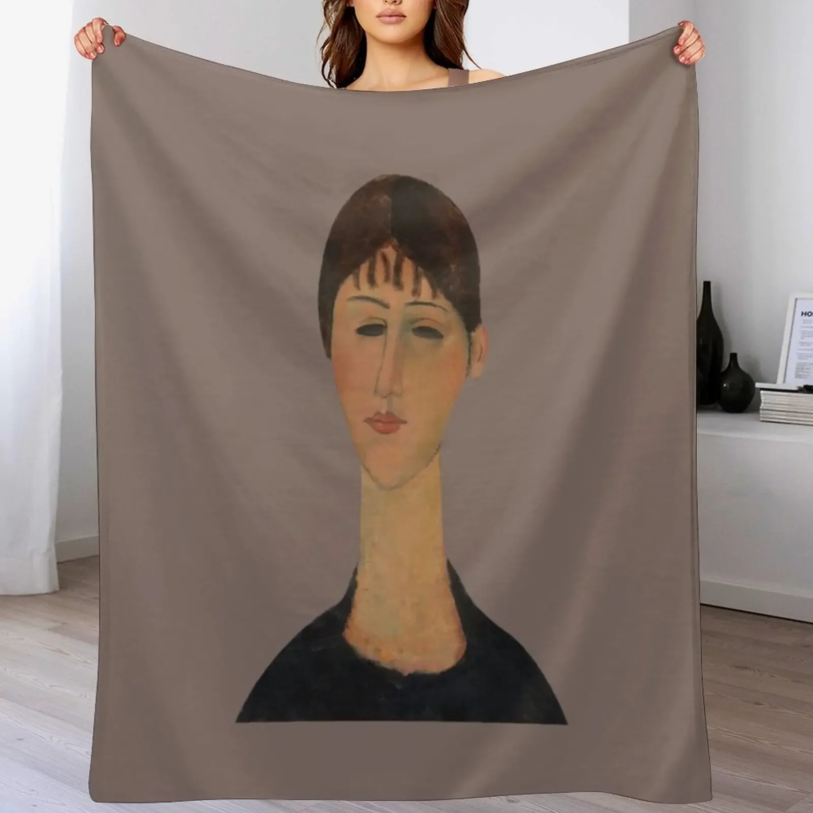 Amedeo Modigliani - Portraits Throw Blanket Thermals For Travel Decoratives heavy to sleep Thermal Blankets