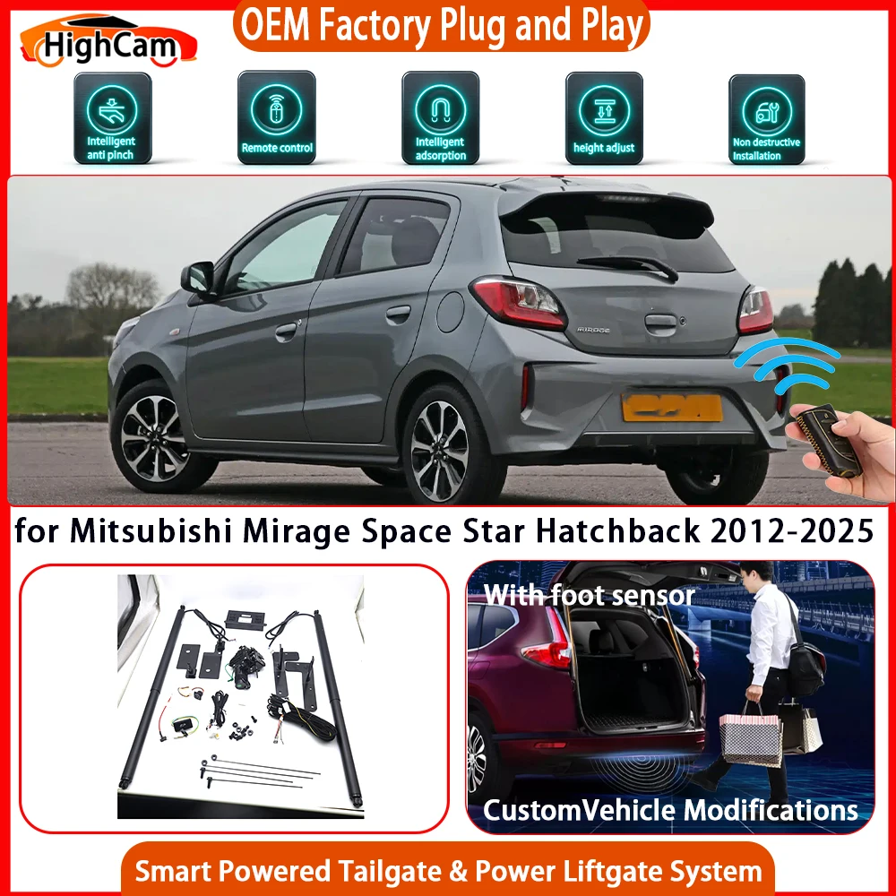 HighCam for Mitsubishi Mirage Space Star Hatchback 2012-2025 OEM Smart Powered Tailgate Power Liftgate Tailgate Power Lift Gate