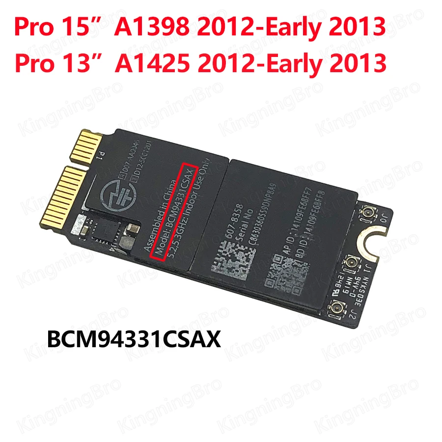 Original Bluetooth Wifi Airport Card For Macbook Pro Retina 13