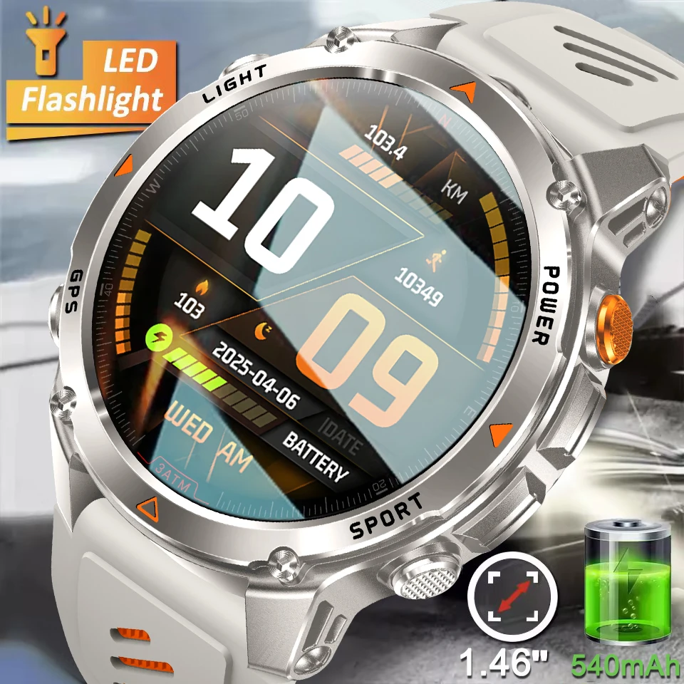 

2025 Новые глобальные GPS спортивные умные часы T-REX3 для исследования на открытом воздухе GPS трекер для плавания компас высотомер 3ATM спортивные браслеты