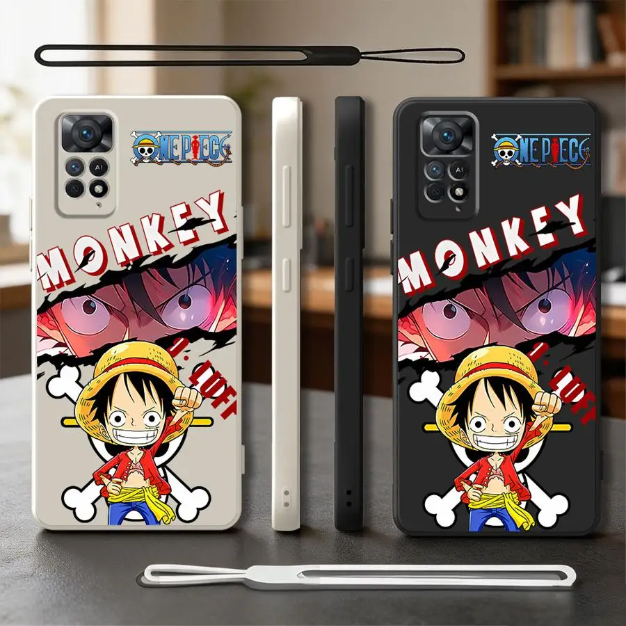 Phone Cover Case for Xiaomi Redmi Note 15 Pro Plus Note 14 13 10 Lite 11S 11 9S 14 12S 9 12 8 One Piece Luffy