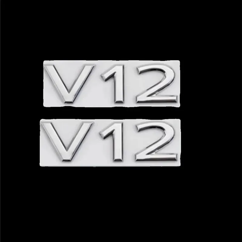 

Chrome V12 S480 S580 S680 Car Fender Trunk Emblem Badge For S Class W221 W222 W212 W213 Auto Accessories
