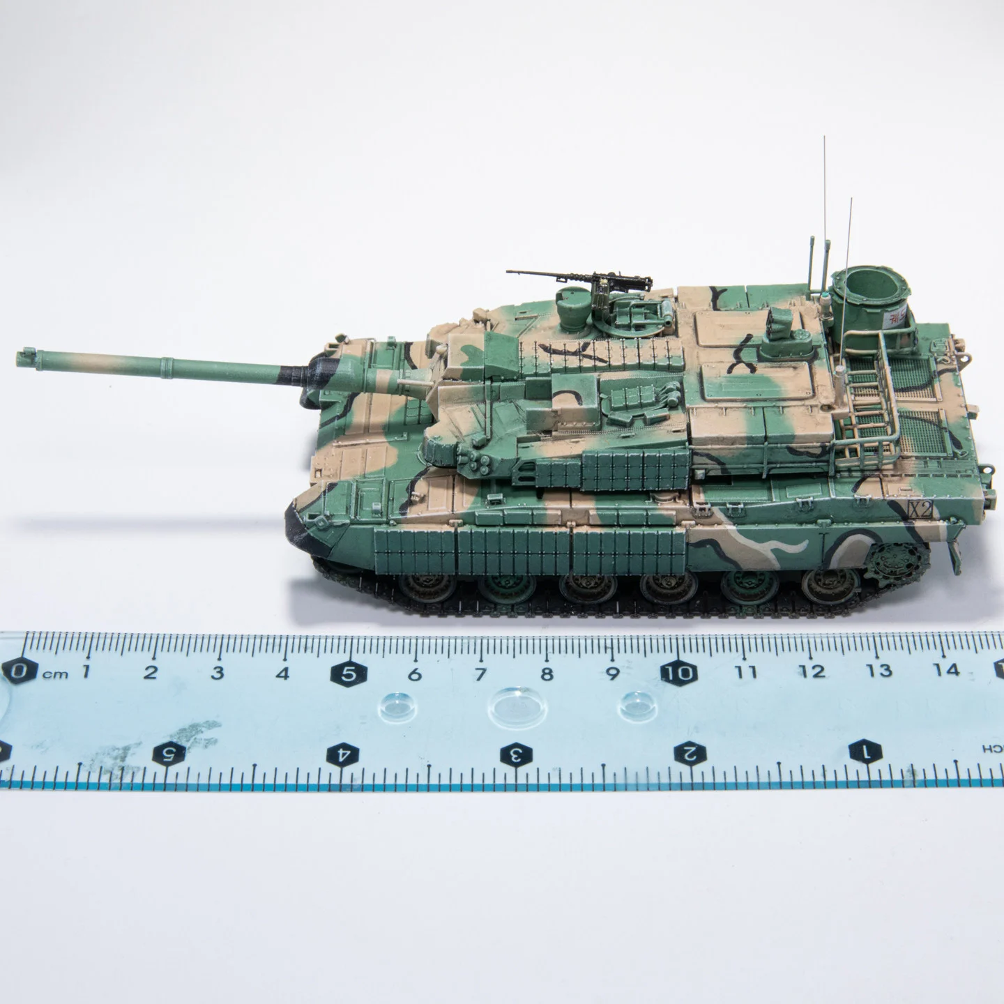 

1: 72 AM South Korean K2 main battle tank (11th/20th Mechanized Infantry Division) static finished model